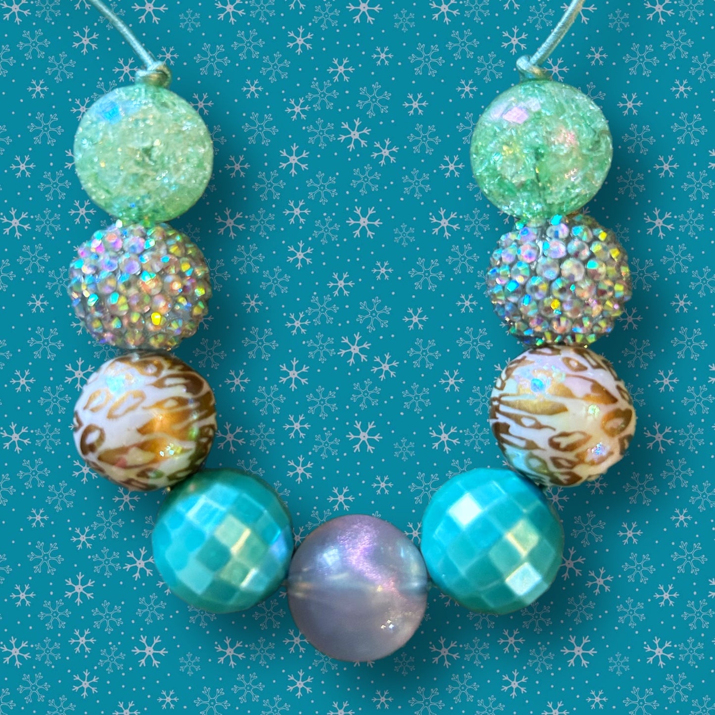 Snow Leopard Inspired Necklace