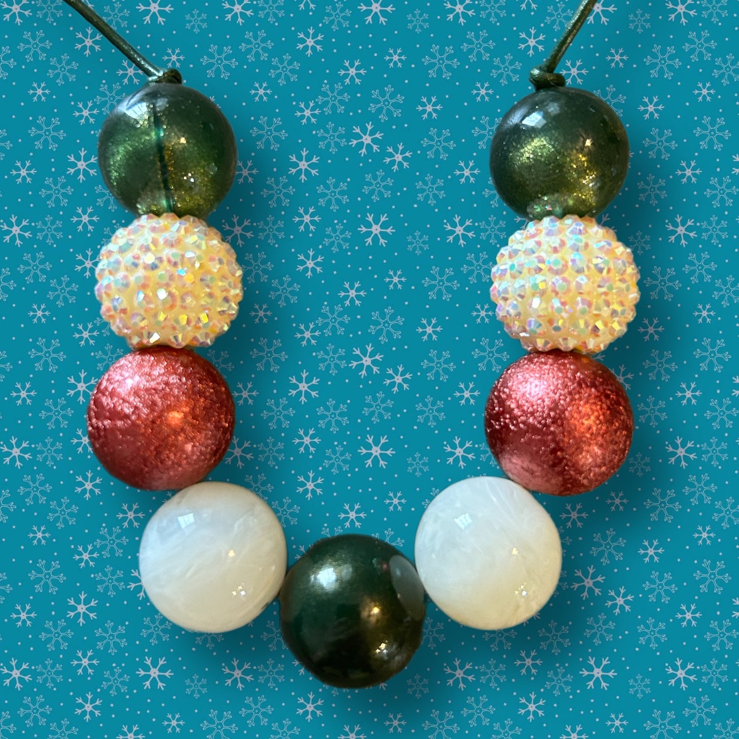 Vintage Christmas Inspired Necklace