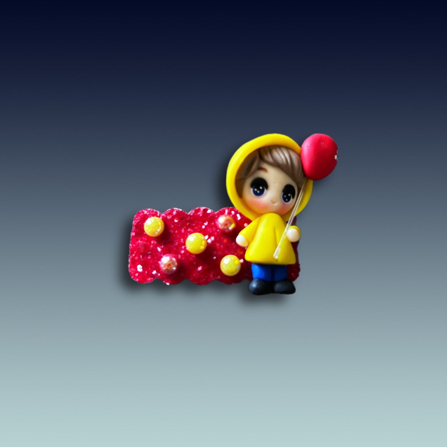OOAK Boy With the Red Balloon Snappy B