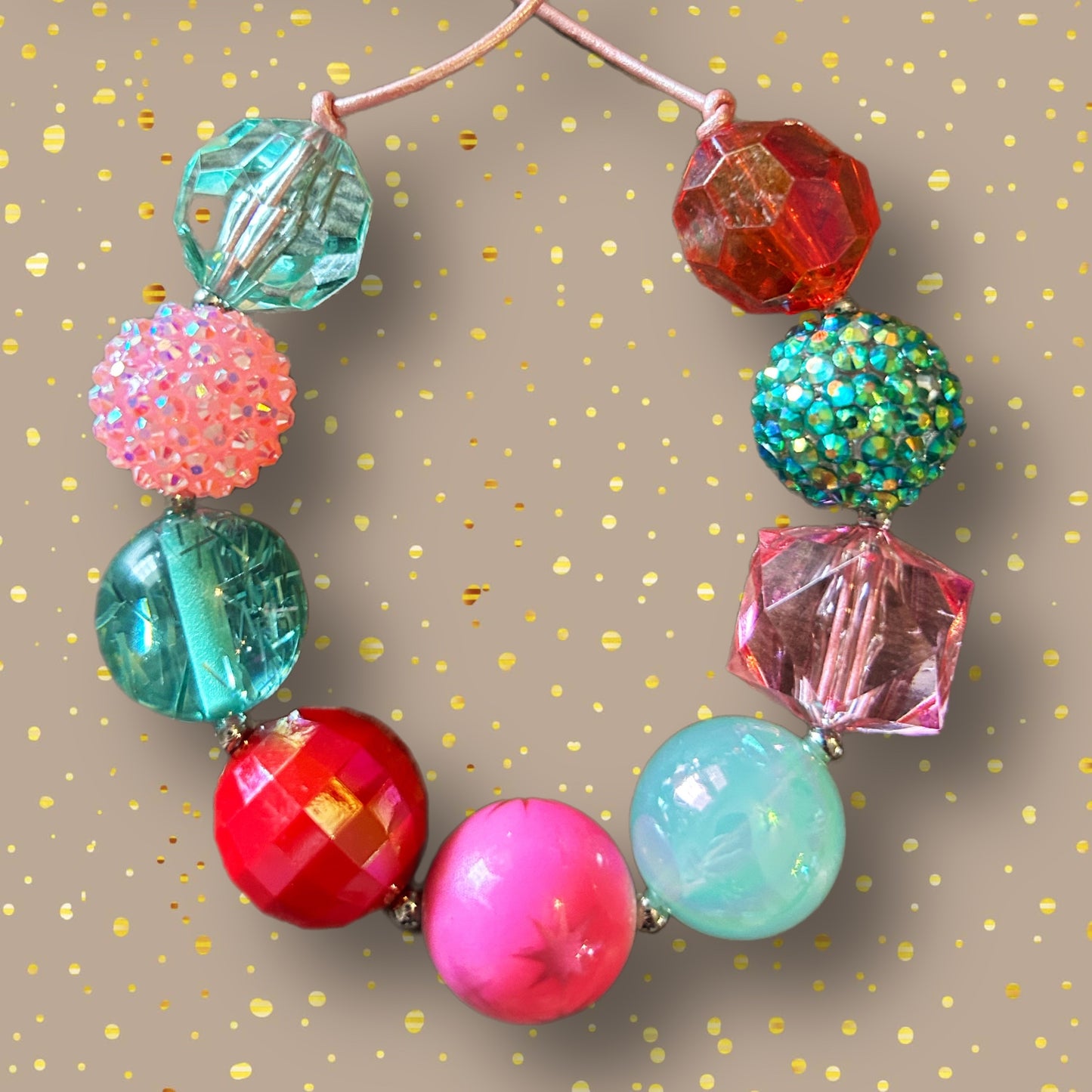 Holy Jingle Balls, Batman! OOAK Necklace 5