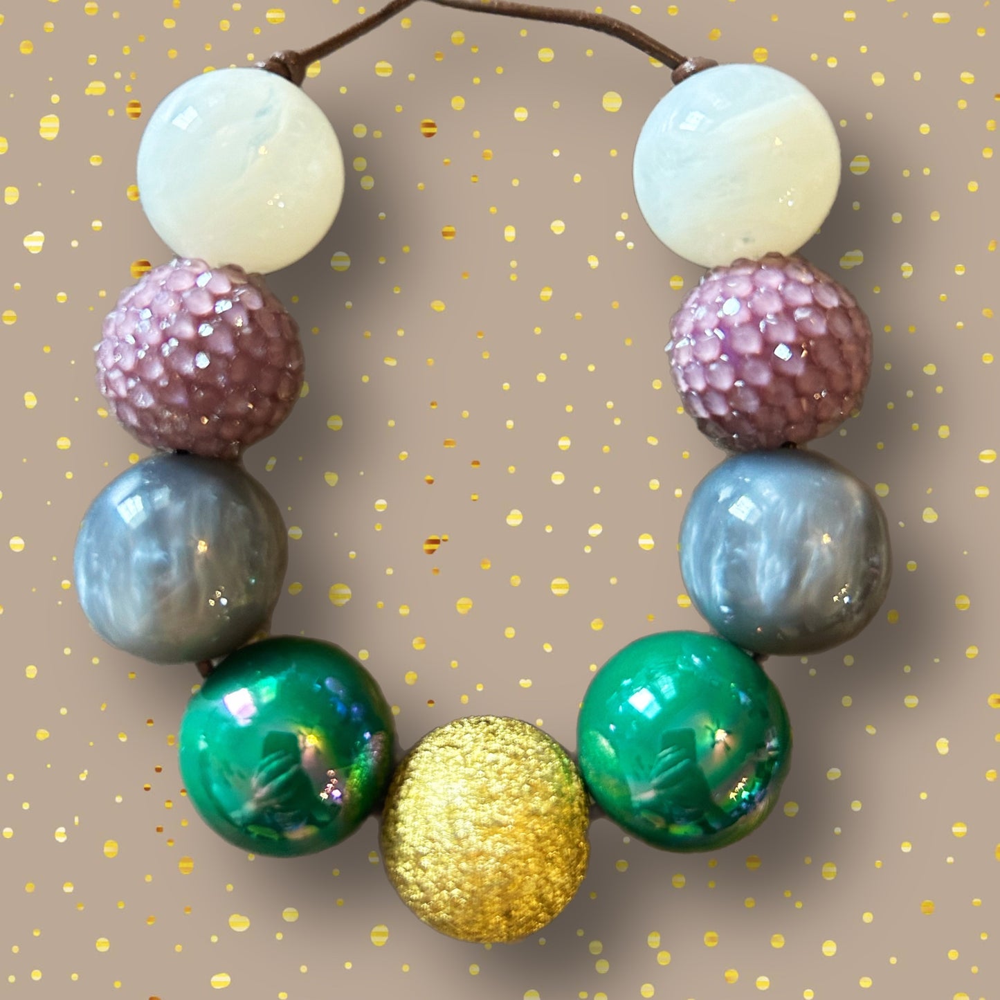 ✨Special Price✨ Holy Jingle Balls, Batman! OOAK Necklace 13