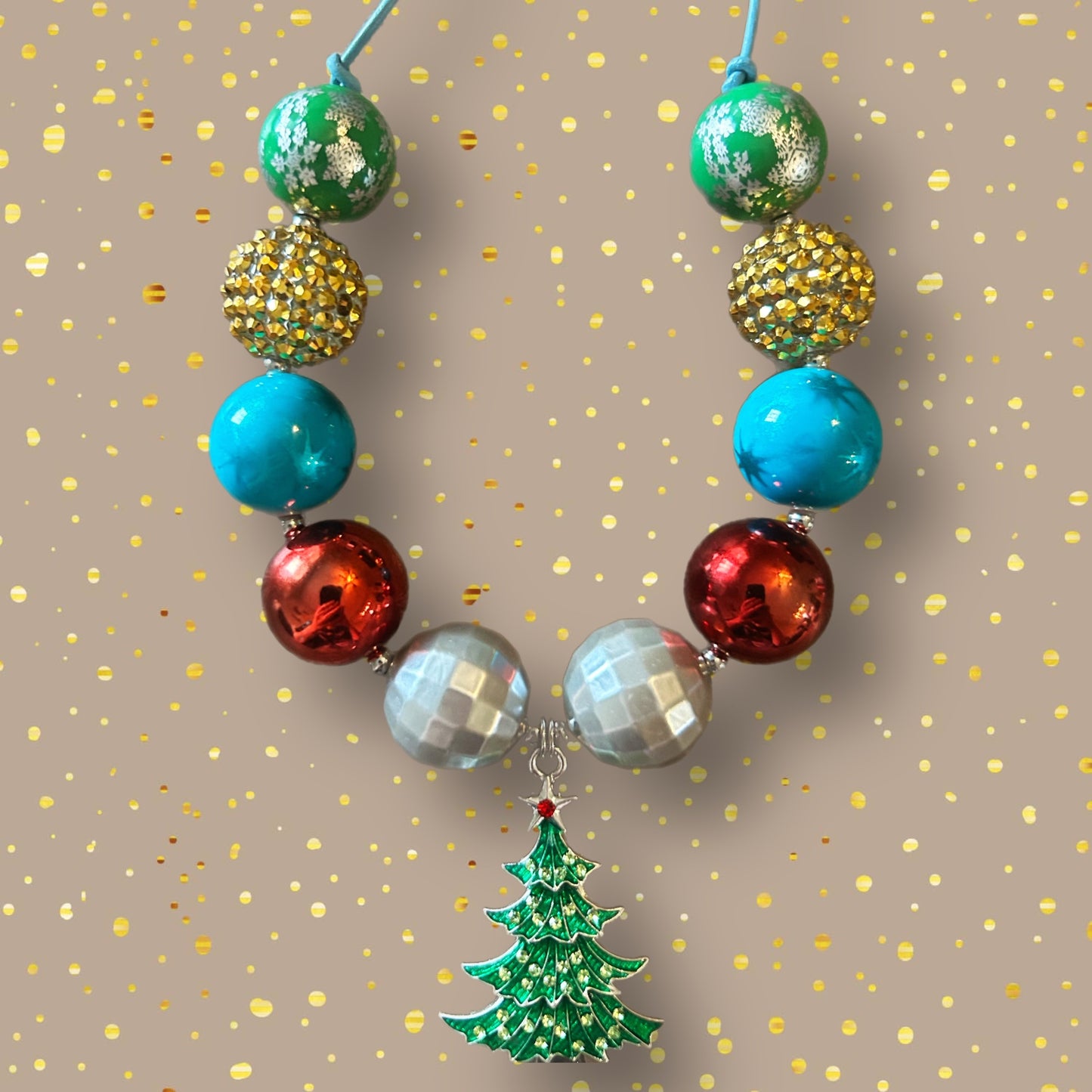 ✨Special Price✨ Holy Jingle Balls, Batman! OOAK Necklace 1