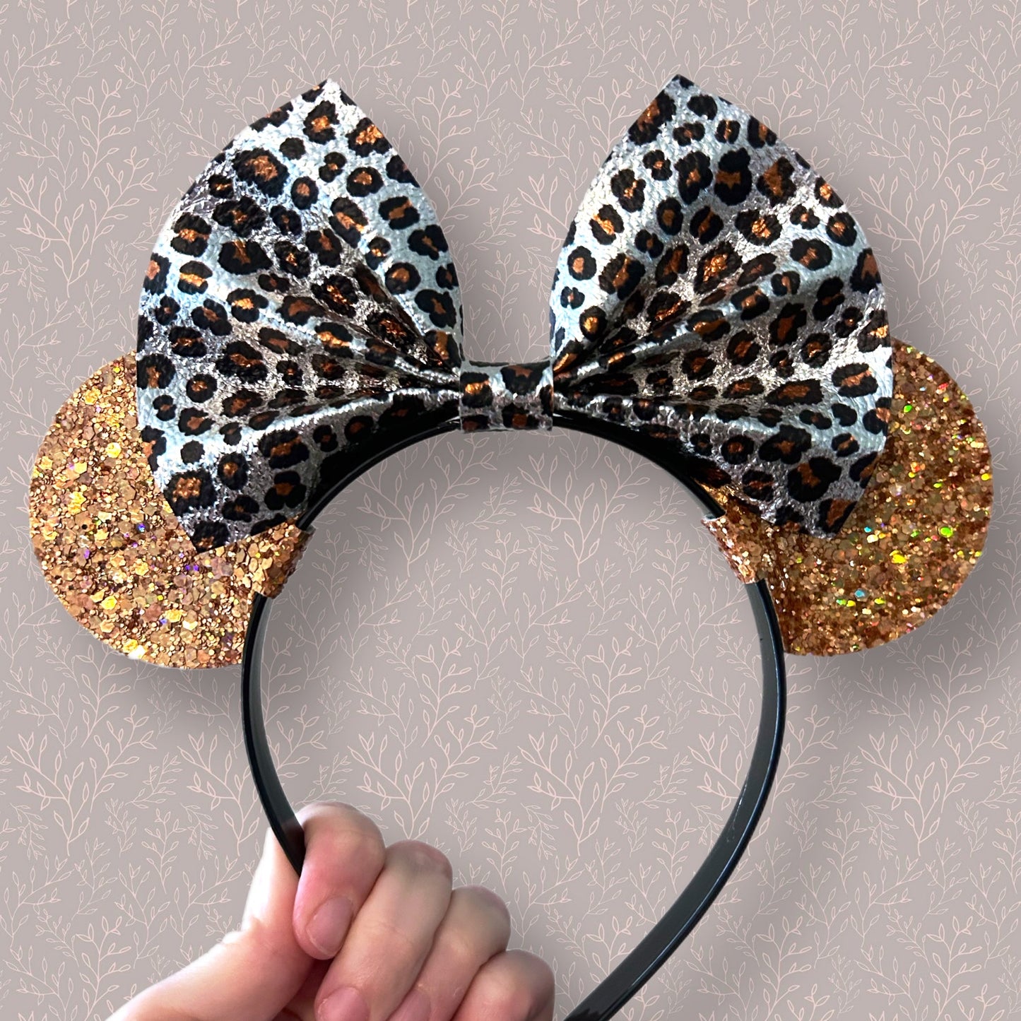 Wild About Metallic 6” Basic Bow Ears Headband