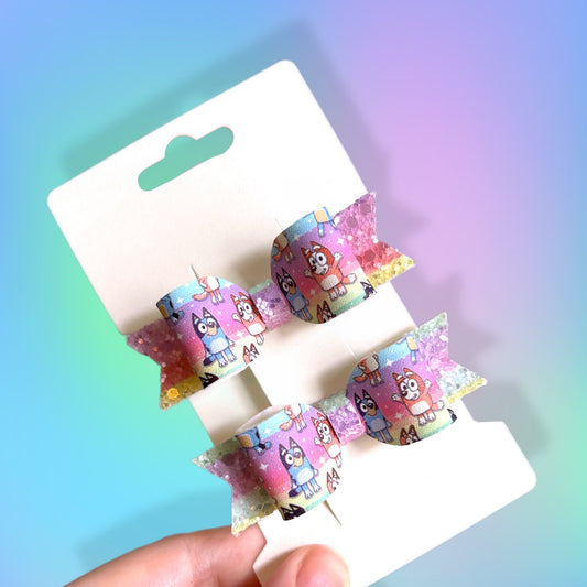 Rainbow Pup Party Kitty B 2.5” Piggy Set