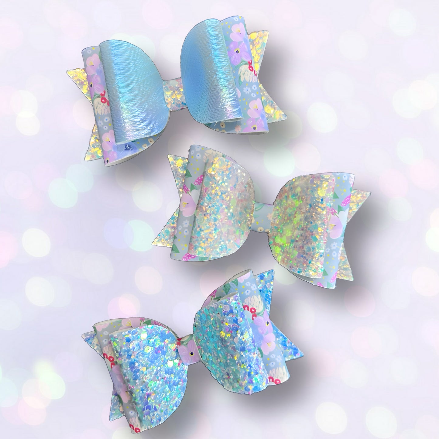 Shimmer Collection 4” Bow Toppers