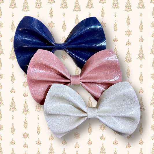 Winter Shimmer 6” Basic Bow Headband Trio