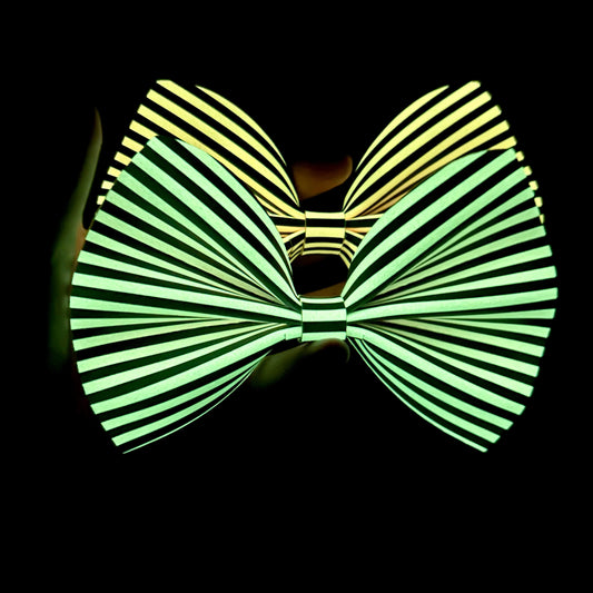 Glow Stripes 6” Basic Bow Headband