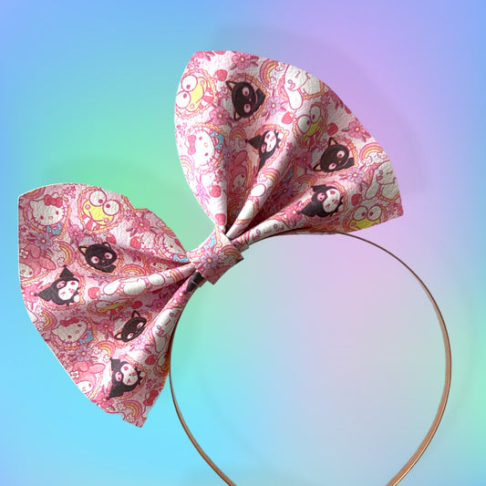 Kawaii Love 6” Basic Bow Headband