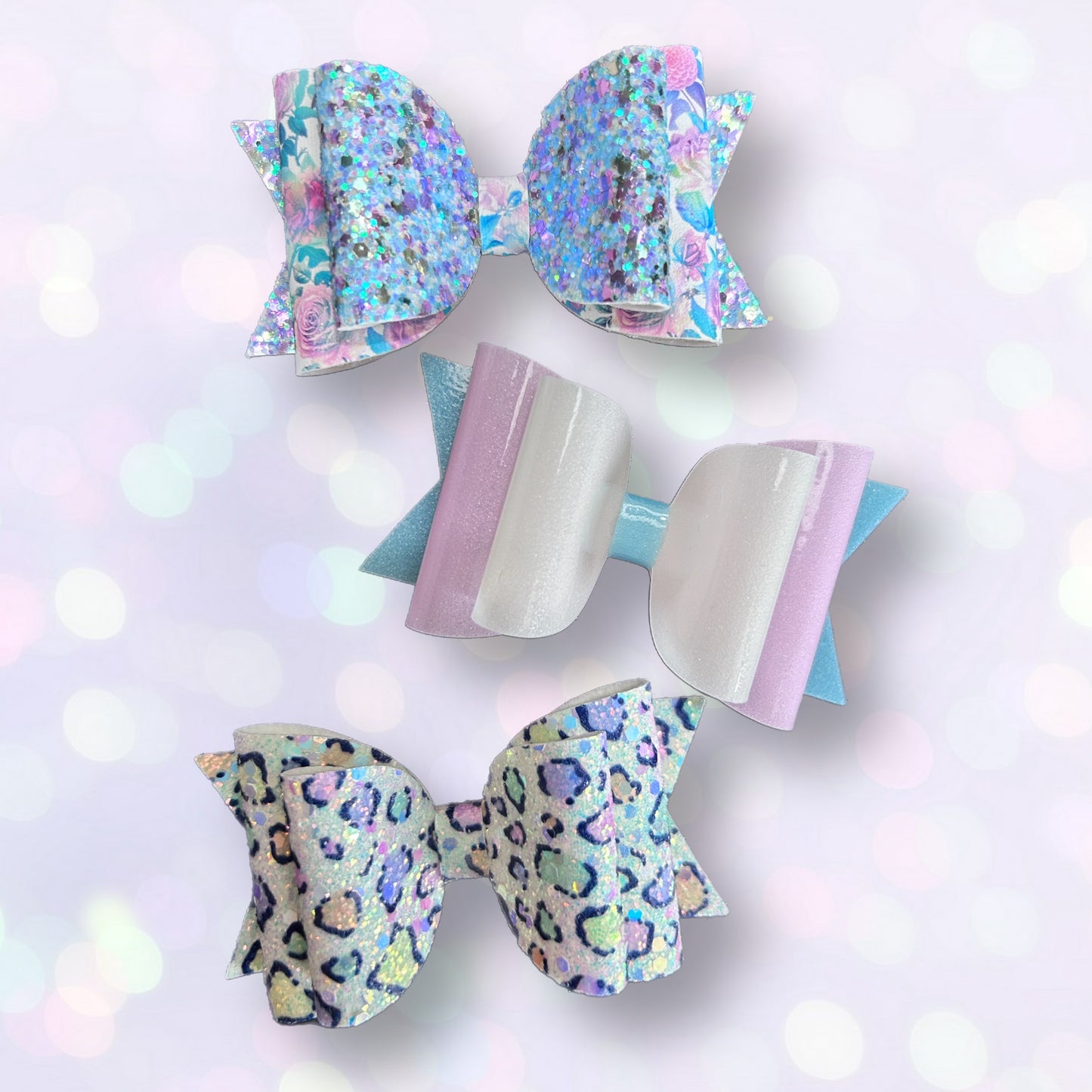 Shimmer Collection 4” Stacked Bow