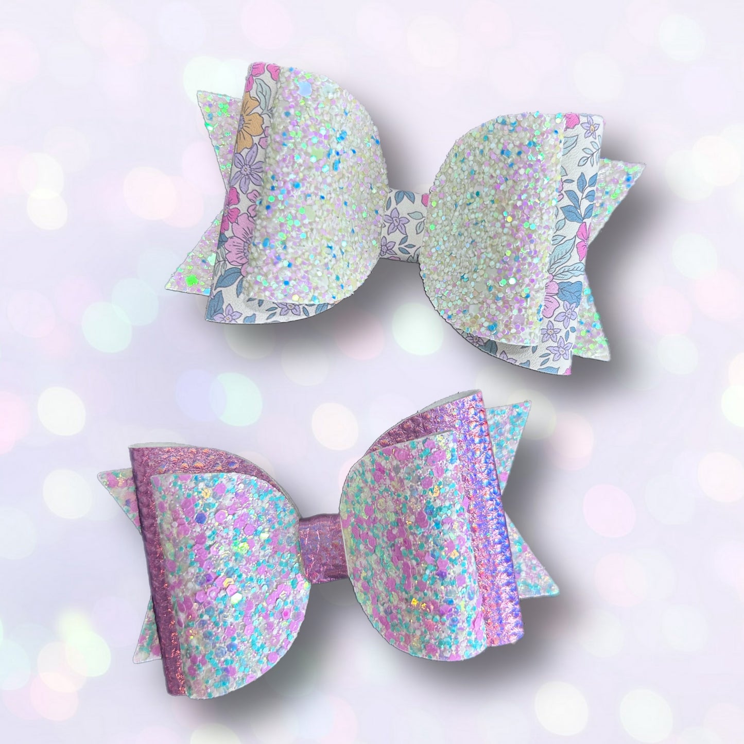 Shimmer Collection 4” Stacked Bow