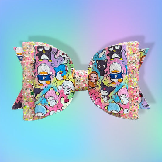 Kawaii Party 4” Stacked Bow