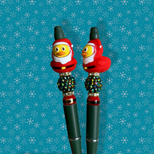 Santa Duck B. Dazzled Pen