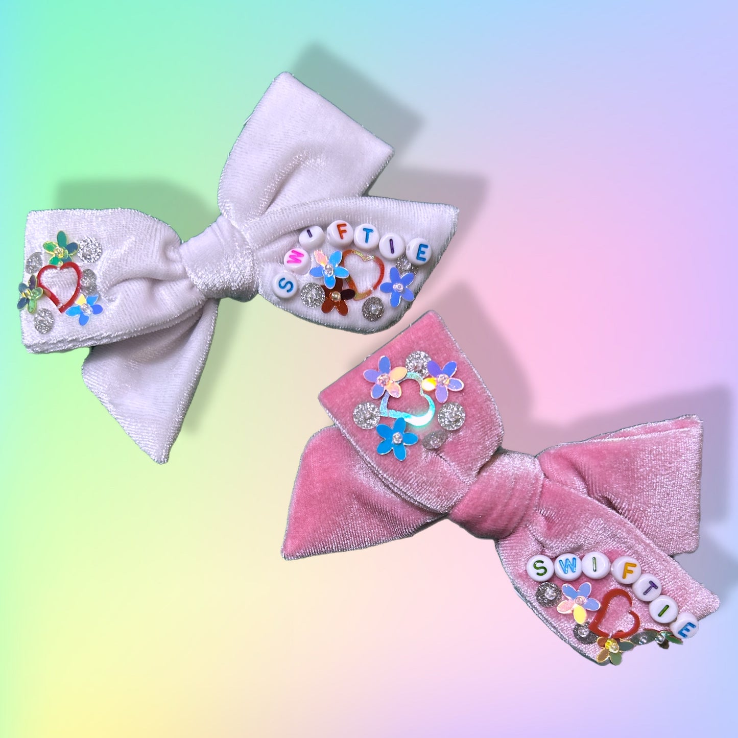 Swiftie Velvet 4” Hand-Tied Bows